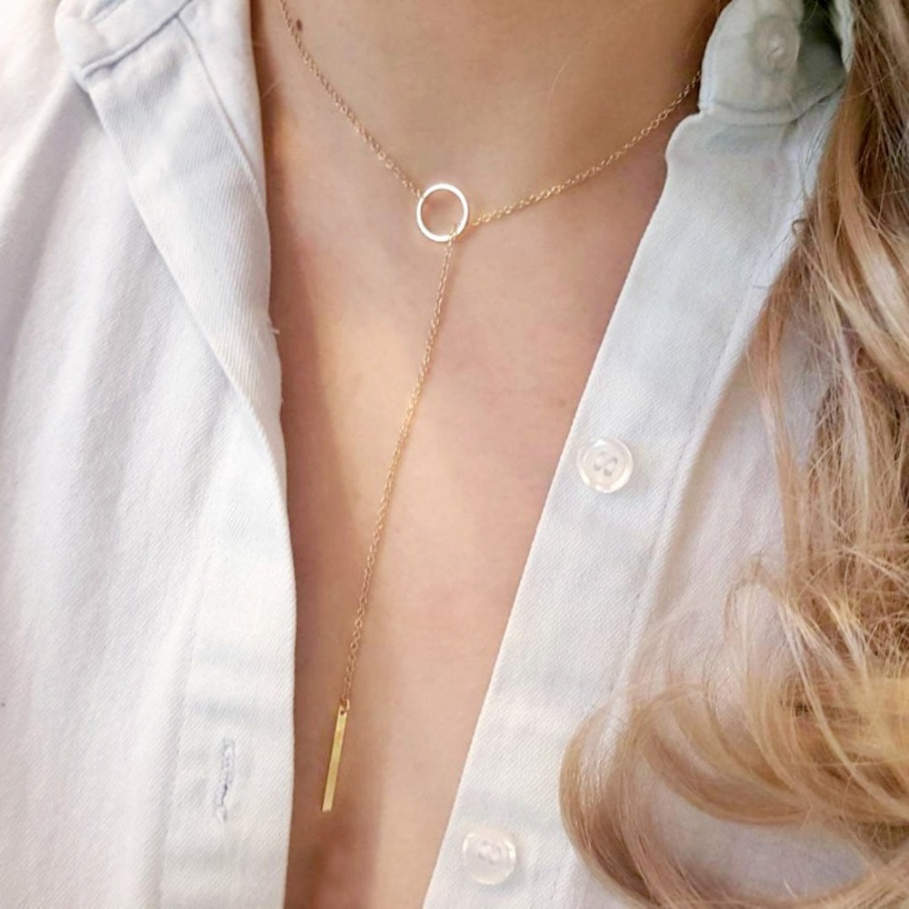 Minimalist "A Walk Through Life" Charm Necklace - Picture 8 of 8